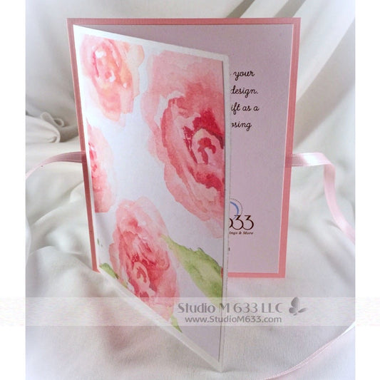 Rose Thank You Card