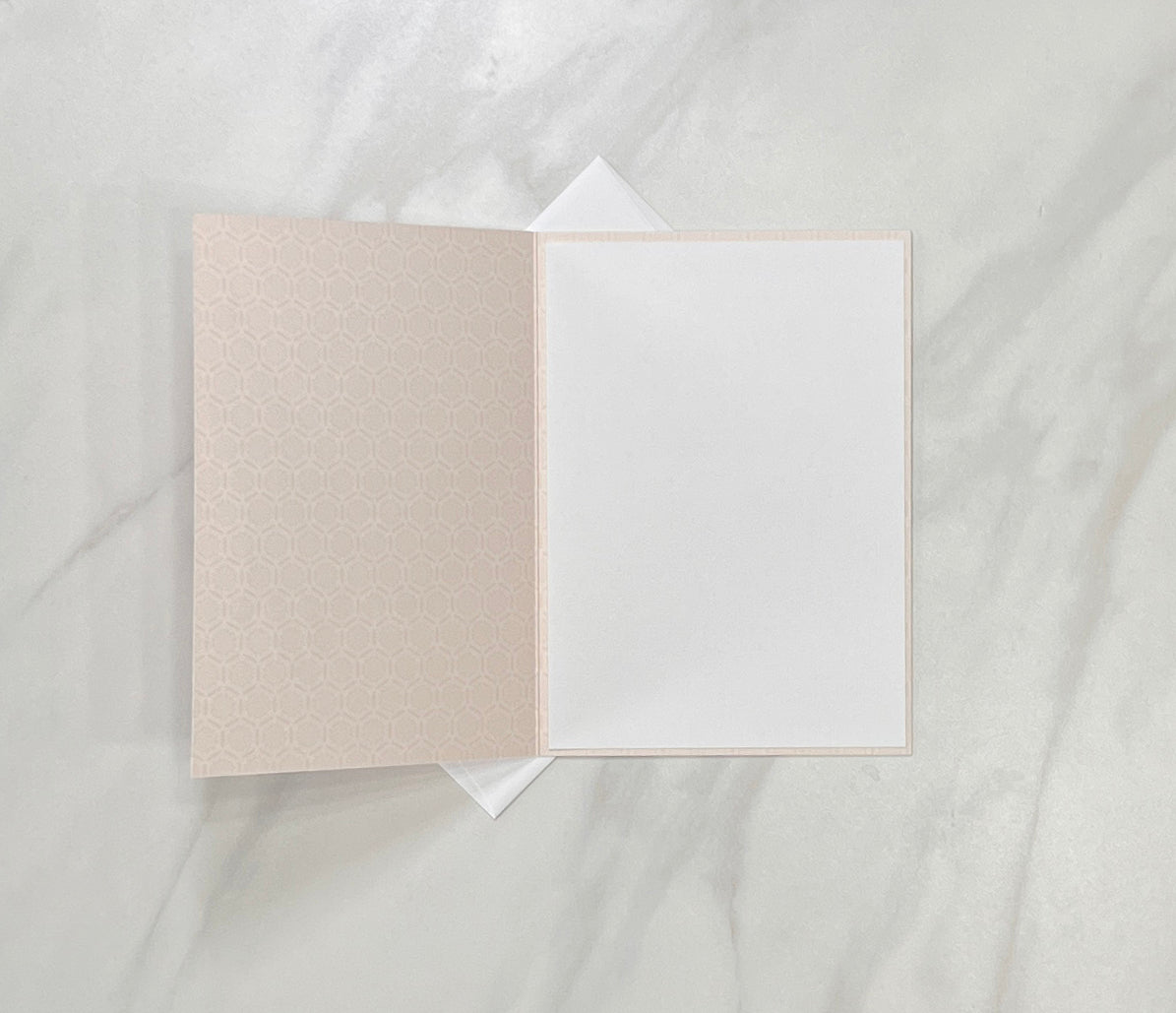 A7 Holding Hands Folded Note Card